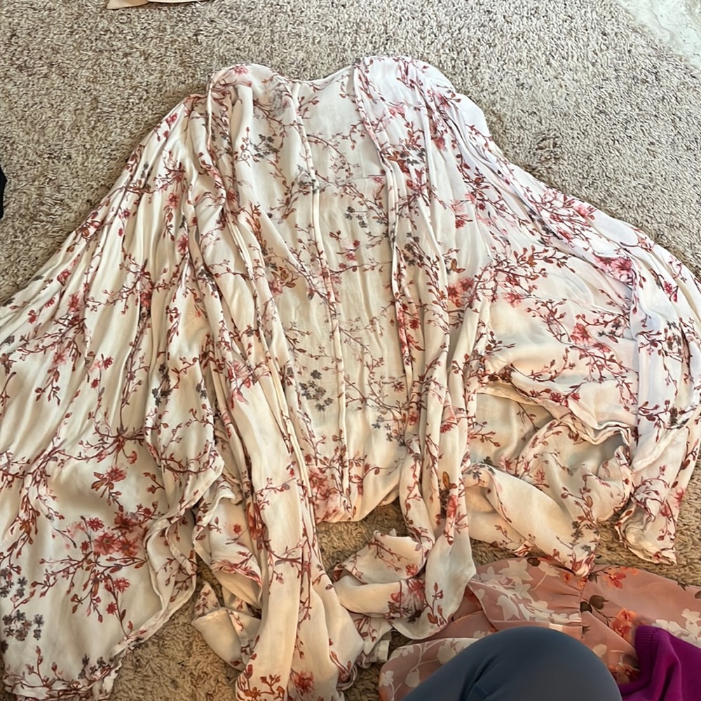 Flowy drapey kimono